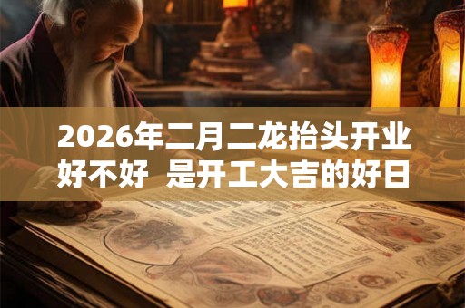 2026年二月二龙抬头开业好不好  是开工大吉的好日子吗