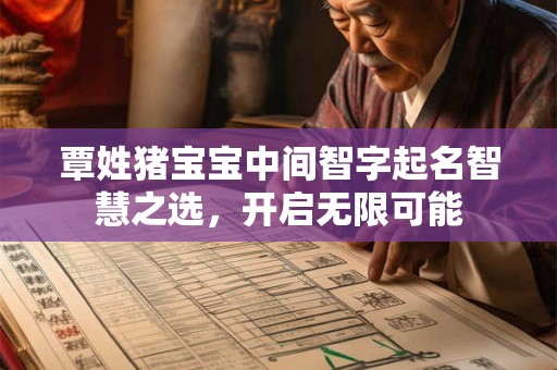 覃姓猪宝宝中间智字起名智慧之选,开启无限可能 覃姓猪宝宝中间智字起名智慧之选,开启无限可能