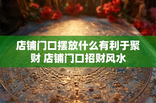 店铺门口摆放什么有利于聚财 店铺门口招财风水