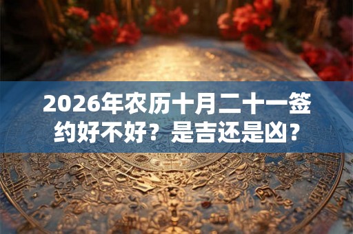 2026年农历十月二十一签约好不好？是吉还是凶？