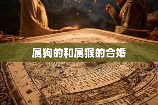 属狗的和属猴的合婚 属狗的和属猴的合婚
