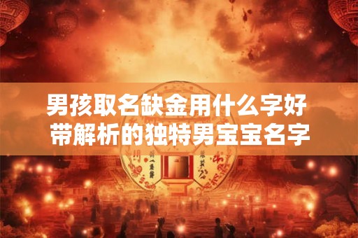 男孩取名缺金用什么字好 带解析的独特男宝宝名字