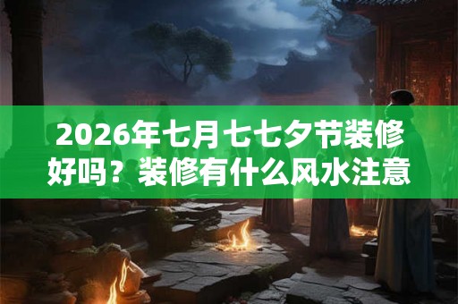 2026年七月七七夕节装修好吗?装修有什么风水注意事项? 2026年七月七七夕节装修好吗?装修有什么风水注意事项?