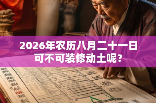 2026年农历八月二十一日可不可装修动土呢? 2026年农历八月二十一日可不可装修动土呢?