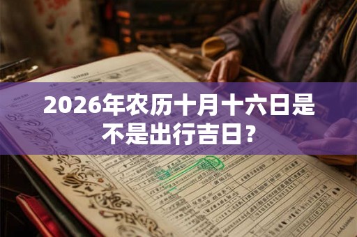 2026年农历十月十六日是不是出行吉日？