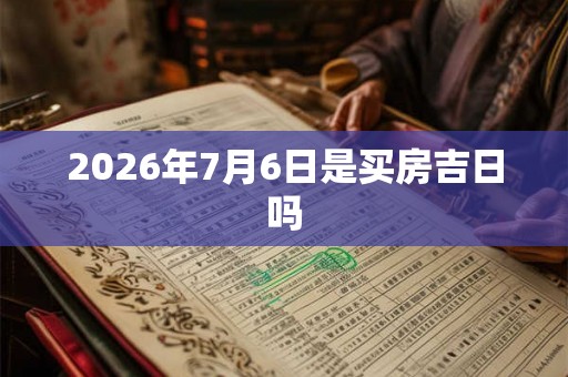 2026年7月6日是买房吉日吗