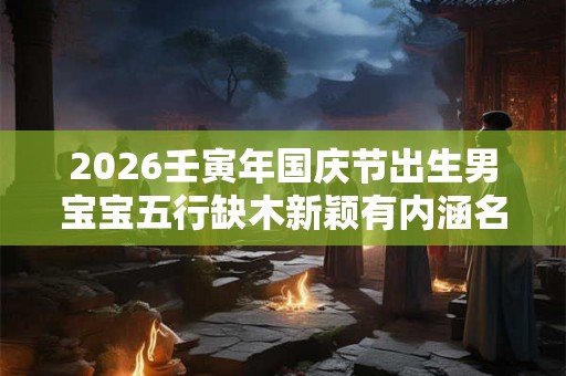 2026壬寅年国庆节出生男宝宝五行缺木新颖有内涵名字 2026壬寅年国庆节出生男宝宝五行缺木新颖有内涵名字