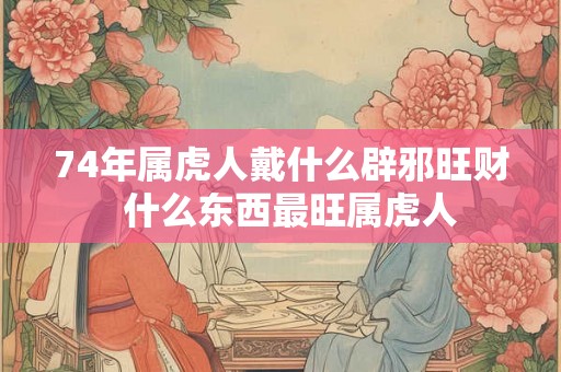 74年属虎人戴什么辟邪旺财  什么东西最旺属虎人