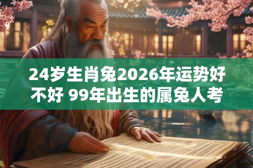 24岁生肖兔2026年运势好不好 99年出生的属兔人考研运势