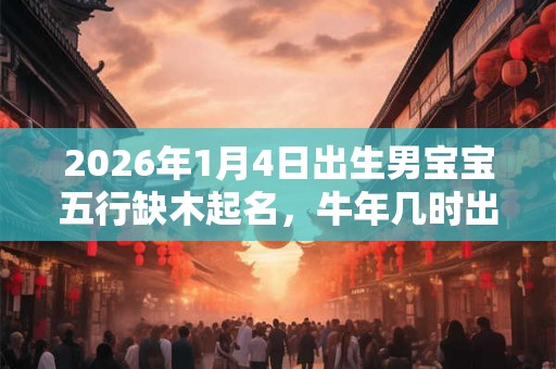 2026年1月4日出生男宝宝五行缺木起名，牛年几时出生最好？