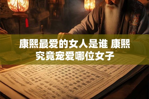康熙最爱的女人是谁 康熙究竟宠爱哪位女子
