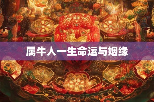 属牛人一生命运与姻缘