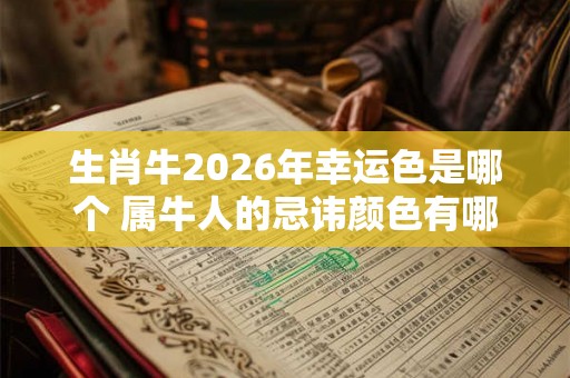生肖牛2026年幸运色是哪个 属牛人的忌讳颜色有哪些