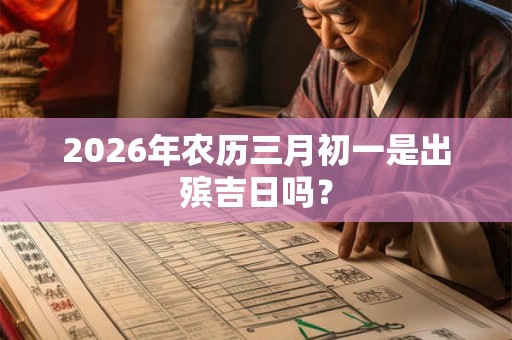 2026年农历三月初一是出殡吉日吗？