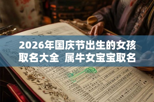 2026年国庆节出生的女孩取名大全  属牛女宝宝取名最佳字