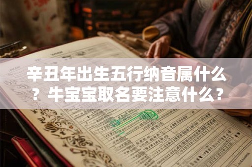 辛丑年出生五行纳音属什么?牛宝宝取名要注意什么? 辛丑年出生五行纳音属什么?牛宝宝取名要注意什么?