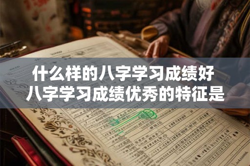 什么样的八字学习成绩好 八字学习成绩优秀的特征是什么 什么样的八字学习成绩好 八字学习成绩优秀的特征是什么