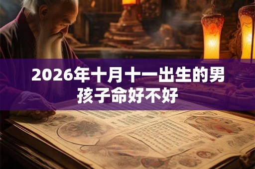 2026年十月十一出生的男孩子命好不好 2026年十月十一出生的男孩子命好不好