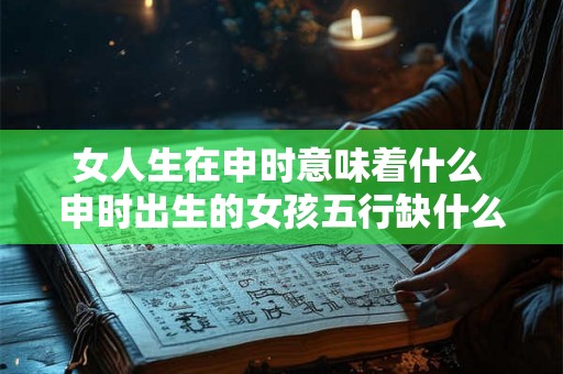 女人生在申时意味着什么 申时出生的女孩五行缺什么