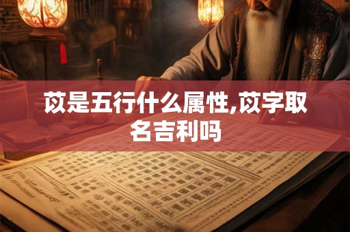 苡是五行什么属性,苡字取名吉利吗
