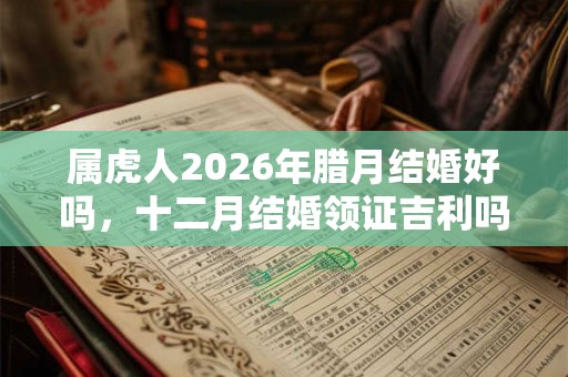 属虎人2026年腊月结婚好吗,十二月结婚领证吉利吗? 属虎人2026年腊月结婚好吗,十二月结婚领证吉利吗?