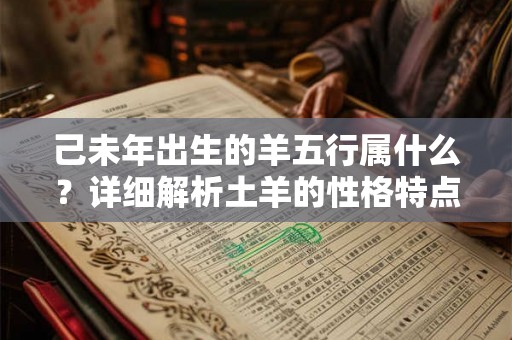 己未年出生的羊五行属什么？详细解析土羊的性格特点
