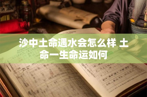 沙中土命遇水会怎么样 土命一生命运如何