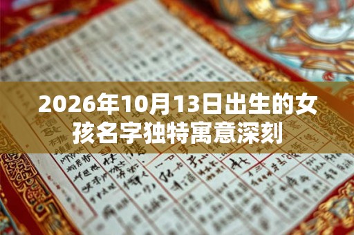 2026年10月13日出生的女孩名字独特寓意深刻