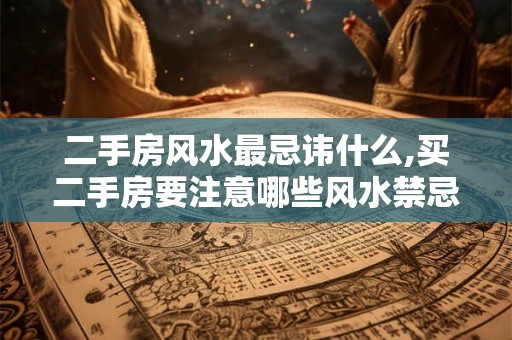 二手房风水最忌讳什么,买二手房要注意哪些风水禁忌