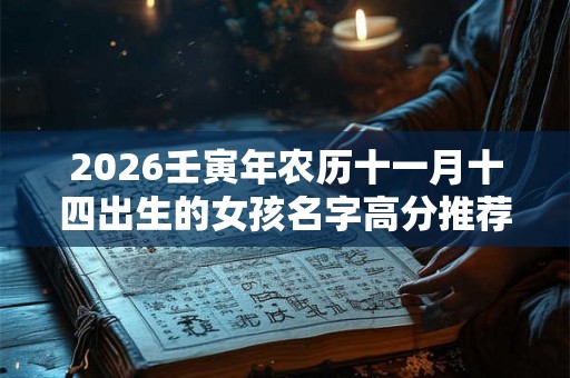2026壬寅年农历十一月十四出生的女孩名字高分推荐