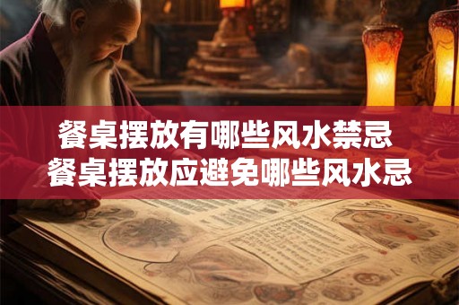 餐桌摆放有哪些风水禁忌 餐桌摆放应避免哪些风水忌讳