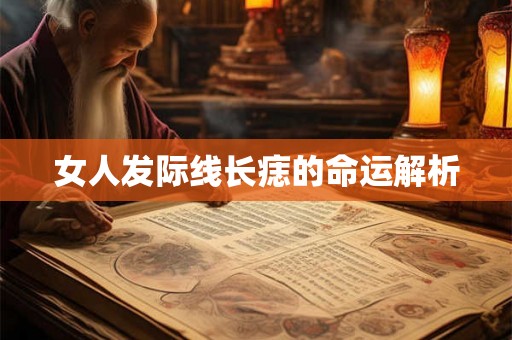 女人发际线长痣的命运解析