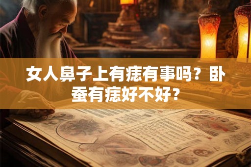女人鼻子上有痣有事吗?卧蚕有痣好不好? 女人鼻子上有痣有事吗?卧蚕有痣好不好?