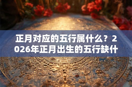 正月对应的五行属什么？2026年正月出生的五行缺什么
