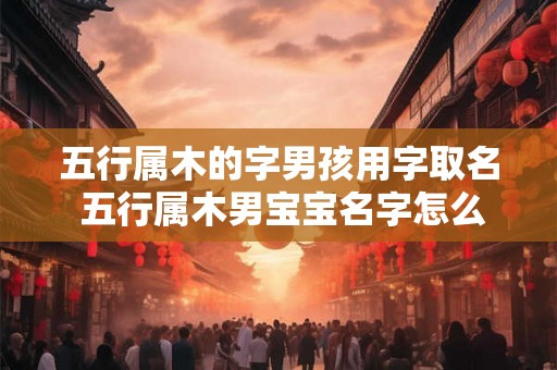 五行属木的字男孩用字取名 五行属木男宝宝名字怎么取
