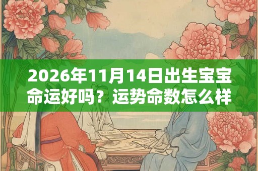 2026年11月14日出生宝宝命运好吗？运势命数怎么样？