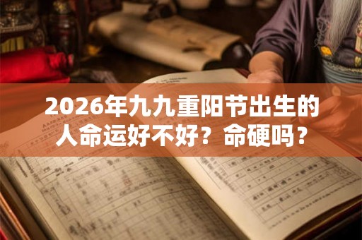 2026年九九重阳节出生的人命运好不好？命硬吗？