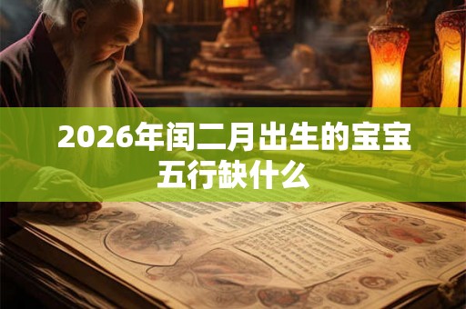 2026年闰二月出生的宝宝五行缺什么 2026年闰二月出生的宝宝五行缺什么