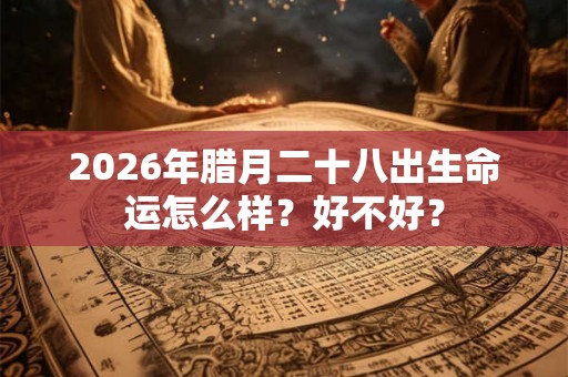 2026年腊月二十八出生命运怎么样？好不好？