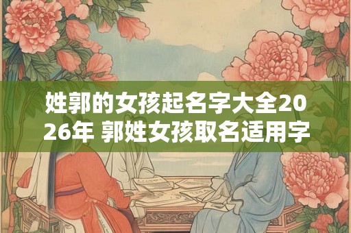 姓郭的女孩起名字大全2026年 郭姓女孩取名适用字