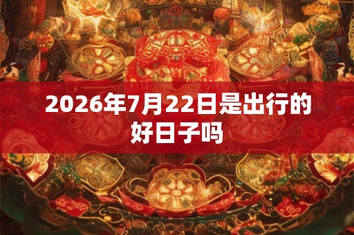 2026年7月22日是出行的好日子吗