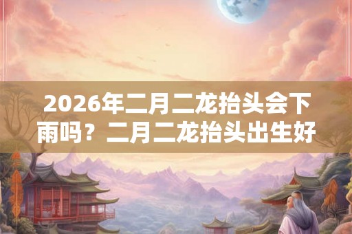 2026年二月二龙抬头会下雨吗?二月二龙抬头出生好不好? 2026年二月二龙抬头会下雨吗?二月二龙抬头出生好不好?