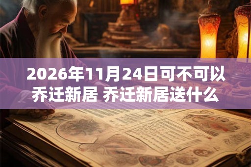 2026年11月24日可不可以乔迁新居 乔迁新居送什么鲜花