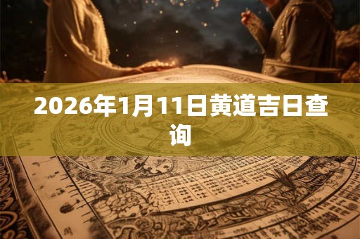 2026年1月11日黄道吉日查询