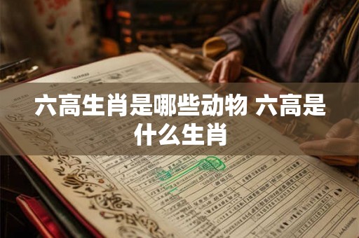 六高生肖是哪些动物 六高是什么生肖