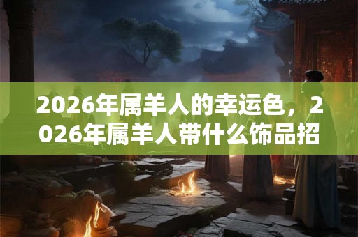 2026年属羊人的幸运色，2026年属羊人带什么饰品招财？