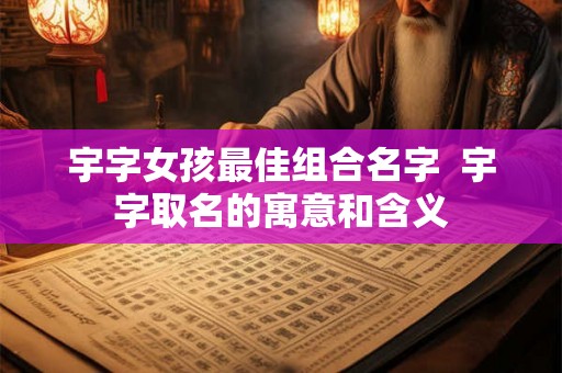 宇字女孩最佳组合名字 宇字取名的寓意和含义 宇字女孩最佳组合名字 宇字取名的寓意和含义