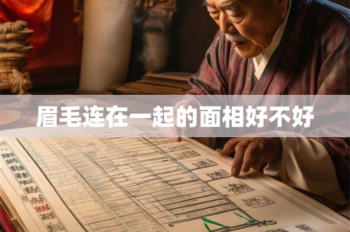 眉毛连在一起的面相好不好 眉毛连在一起的面相好不好