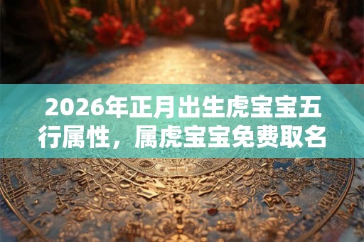 2026年正月出生虎宝宝五行属性，属虎宝宝免费取名