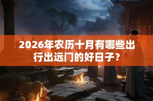 2026年农历十月有哪些出行出远门的好日子？